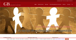 Desktop Screenshot of abogadosgarciablanes.com